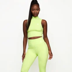 Tops & T-Shirts<Gym King 365 1/4 Zip Tank Citrus Green