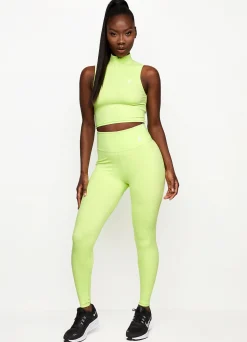 Gymwear<Gym King 365 1/4 Zip Tank Citrus Green