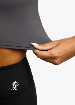 Tops & T-Shirts<Gym King 365 1/4 Zip Tank Graphite