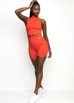 Gymwear<Gym King 365 1/4 Zip Tank Manderin Red