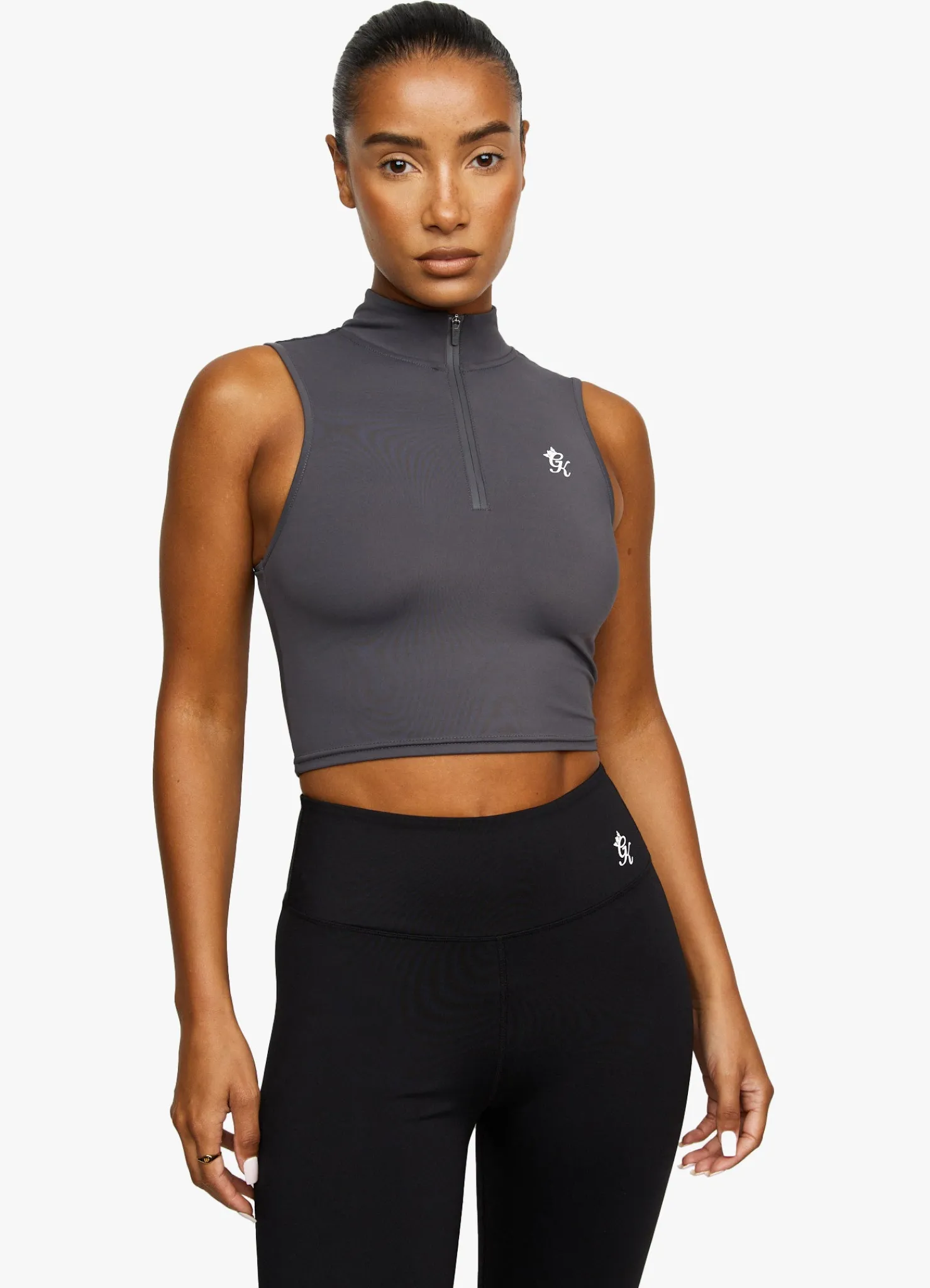 Gymwear<Gym King 365 1/4 Zip Tank Graphite
