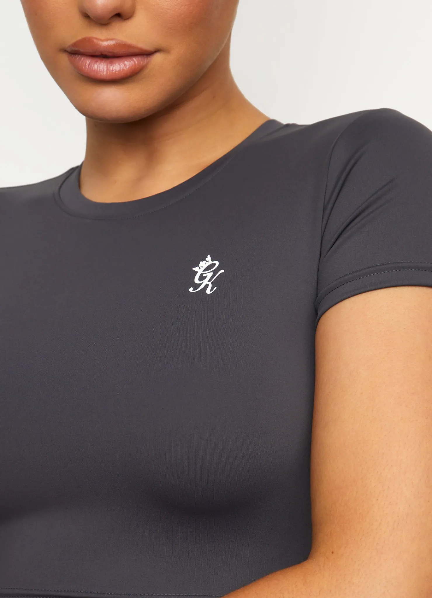 Tops & T-Shirts<Gym King 365 Cap Sleeve Tee Graphite