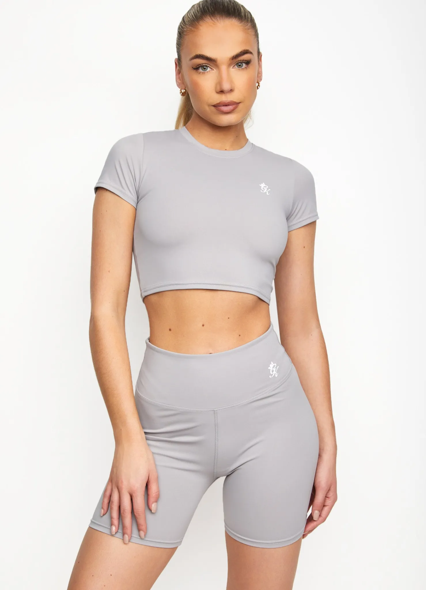 Tops & T-Shirts<Gym King 365 Cap Sleeve Tee Shadow Grey