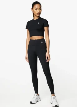 Tops & T-Shirts<Gym King 365 Cap Sleeve Tee Black