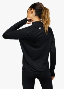 Tops & T-Shirts<Gym King 1/4 Funnel Black