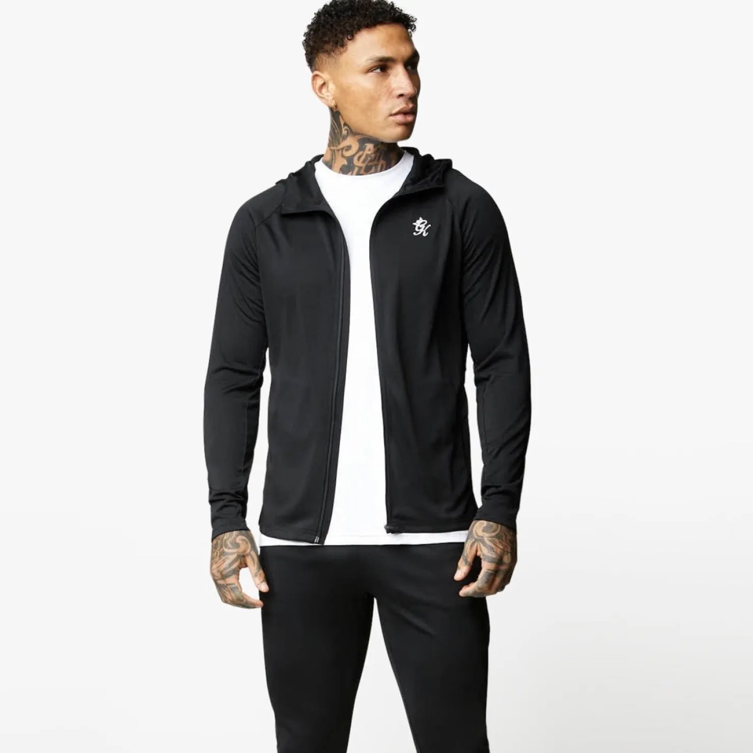 Tracksuit Tops<Gym King 365 Lightweight Training Hood Black