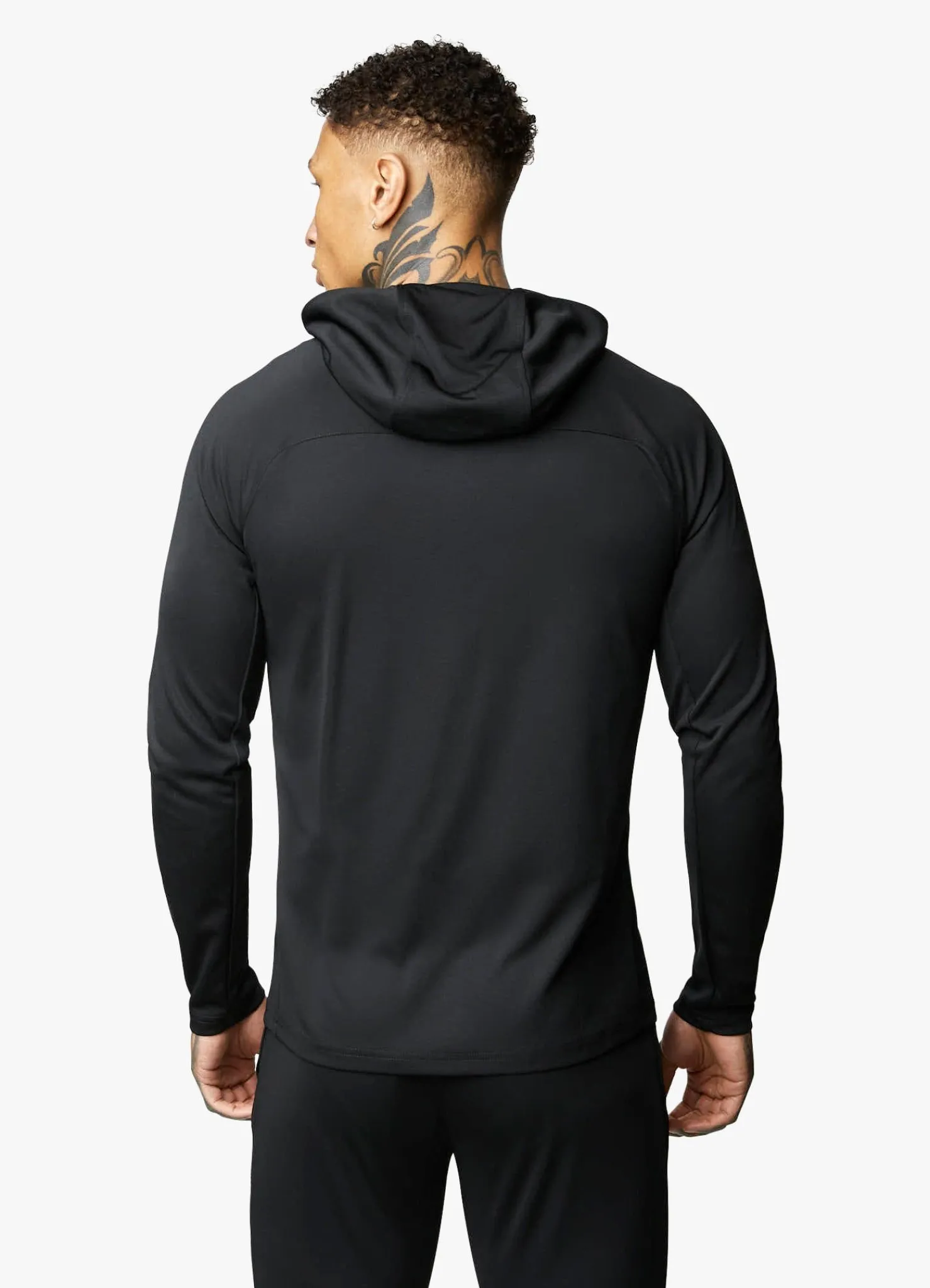 Tracksuit Tops<Gym King 365 Lightweight Training Hood Black