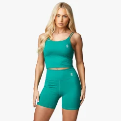 Sports Bras<Gym King 365 Long Line Tank Ultramarine Green