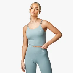 Gymwear<Gym King 365 Long Line Tank Sage