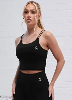 Sports Bras<Gym King 365 Long Line Tank Black