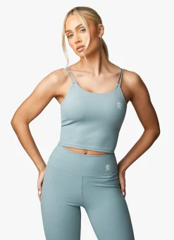 Gymwear<Gym King 365 Long Line Tank Sage