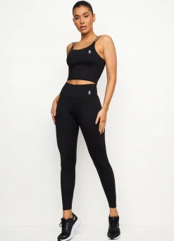 Co-Ords<Gym King 365 Long Line Tank Black