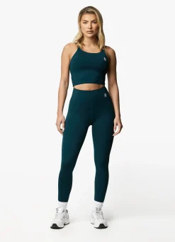 Gymwear<Gym King 365 Long Line Tank Pine Green