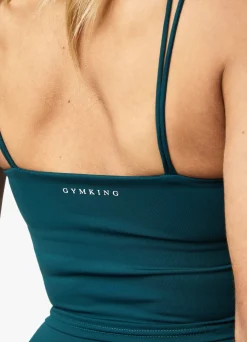 Sports Bras<Gym King 365 Long Line Tank Pine Green