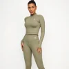 Gymwear<Gym King 365 Long Sleeve 1/4 Zip Pale Olive