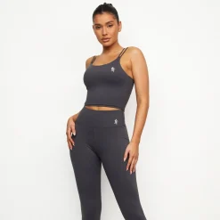 Gymwear<Gym King 365 Longline Tank Graphite