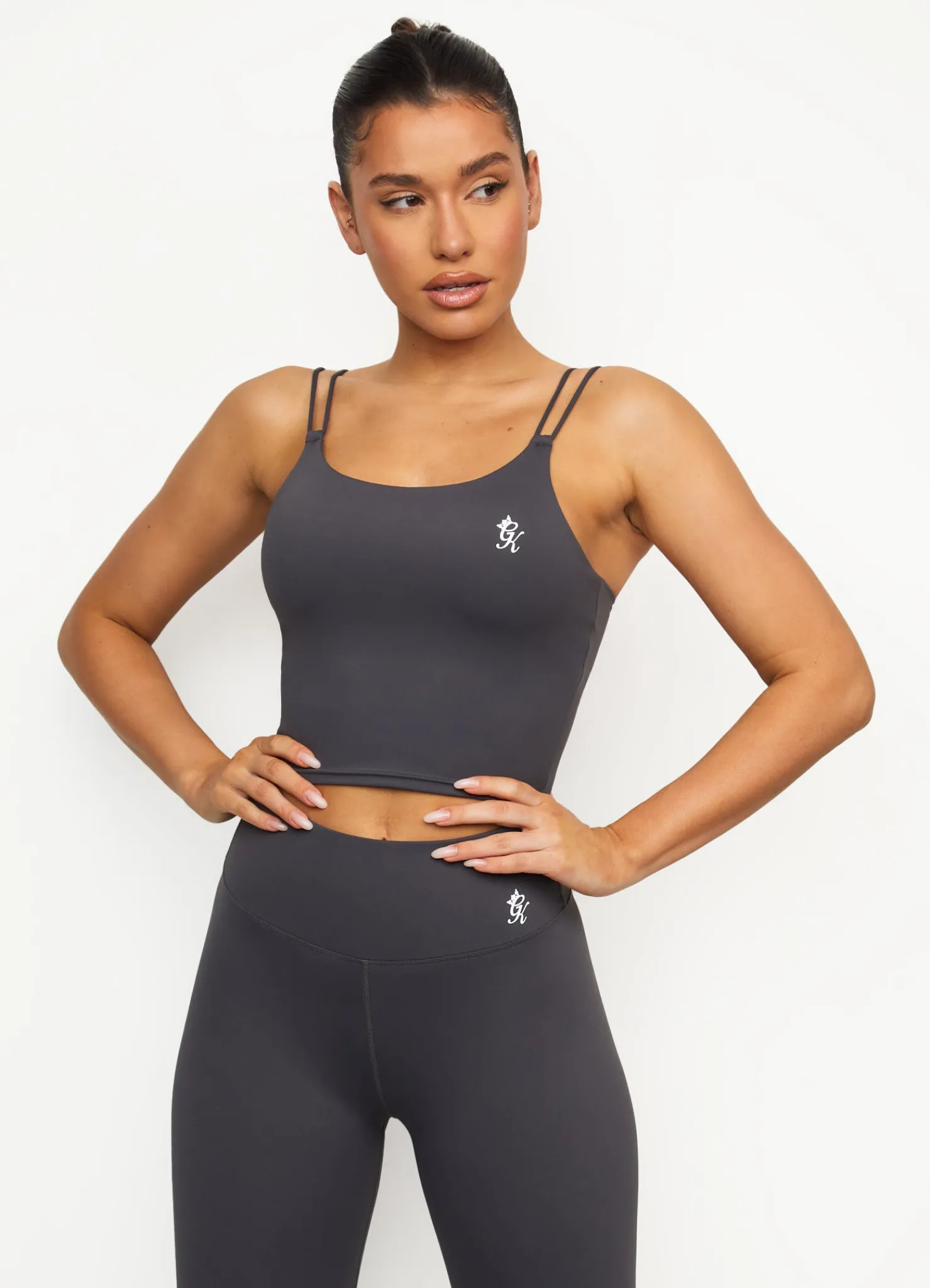 Sports Bras<Gym King 365 Longline Tank Graphite