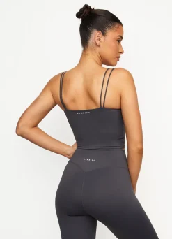 Gymwear<Gym King 365 Longline Tank Graphite