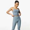 Gymwear<Gym King 365 Longline Tank Sports Bra Petrol Blue