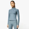 Tops & T-Shirts<Gym King 365 Ls 1/4 Zip Petrol Blue