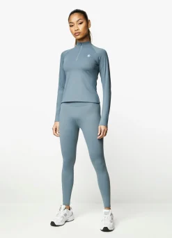 Gymwear<Gym King 365 Ls 1/4 Zip Petrol Blue