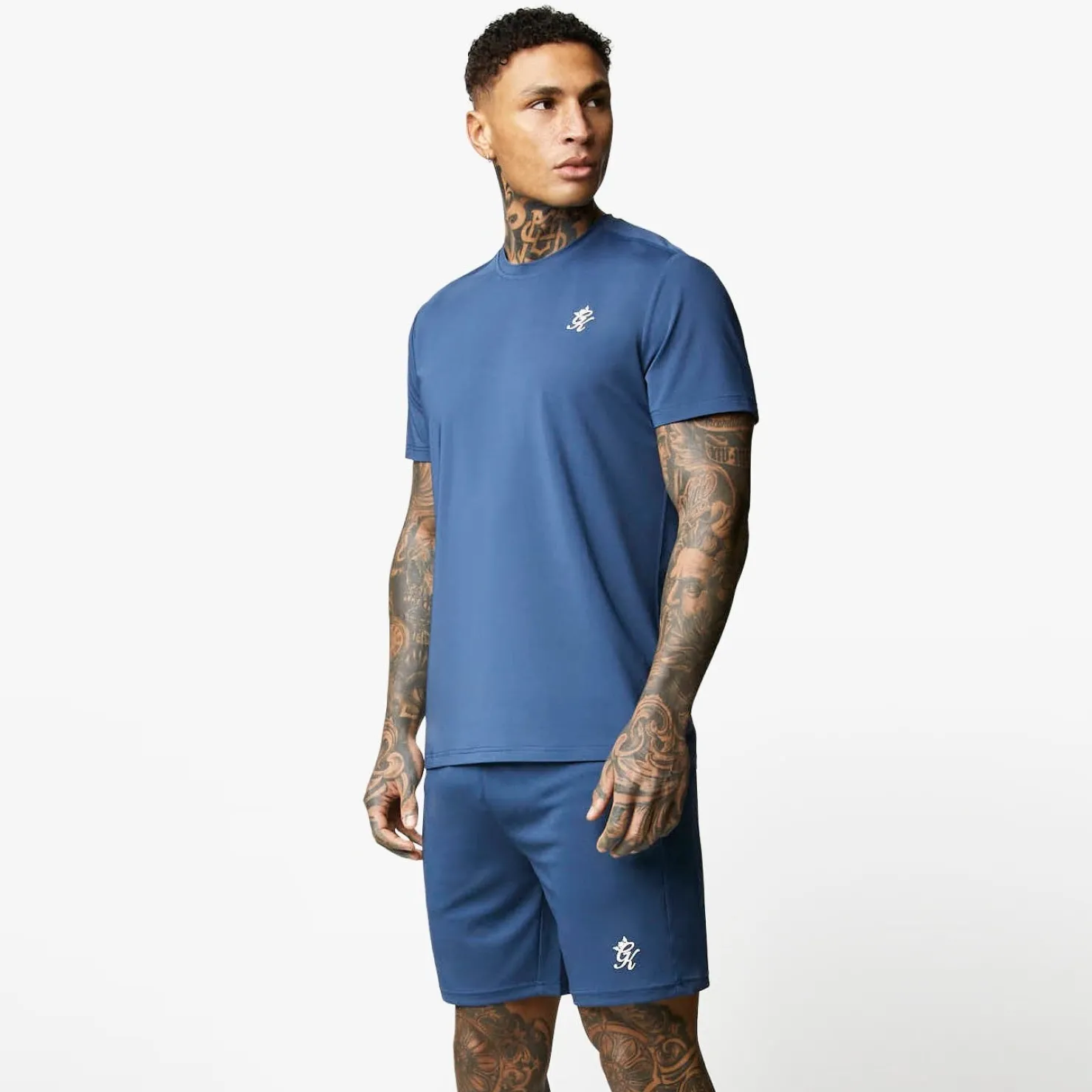 Gymwear<Gym King 365 Poly Tee Moonlight Blue