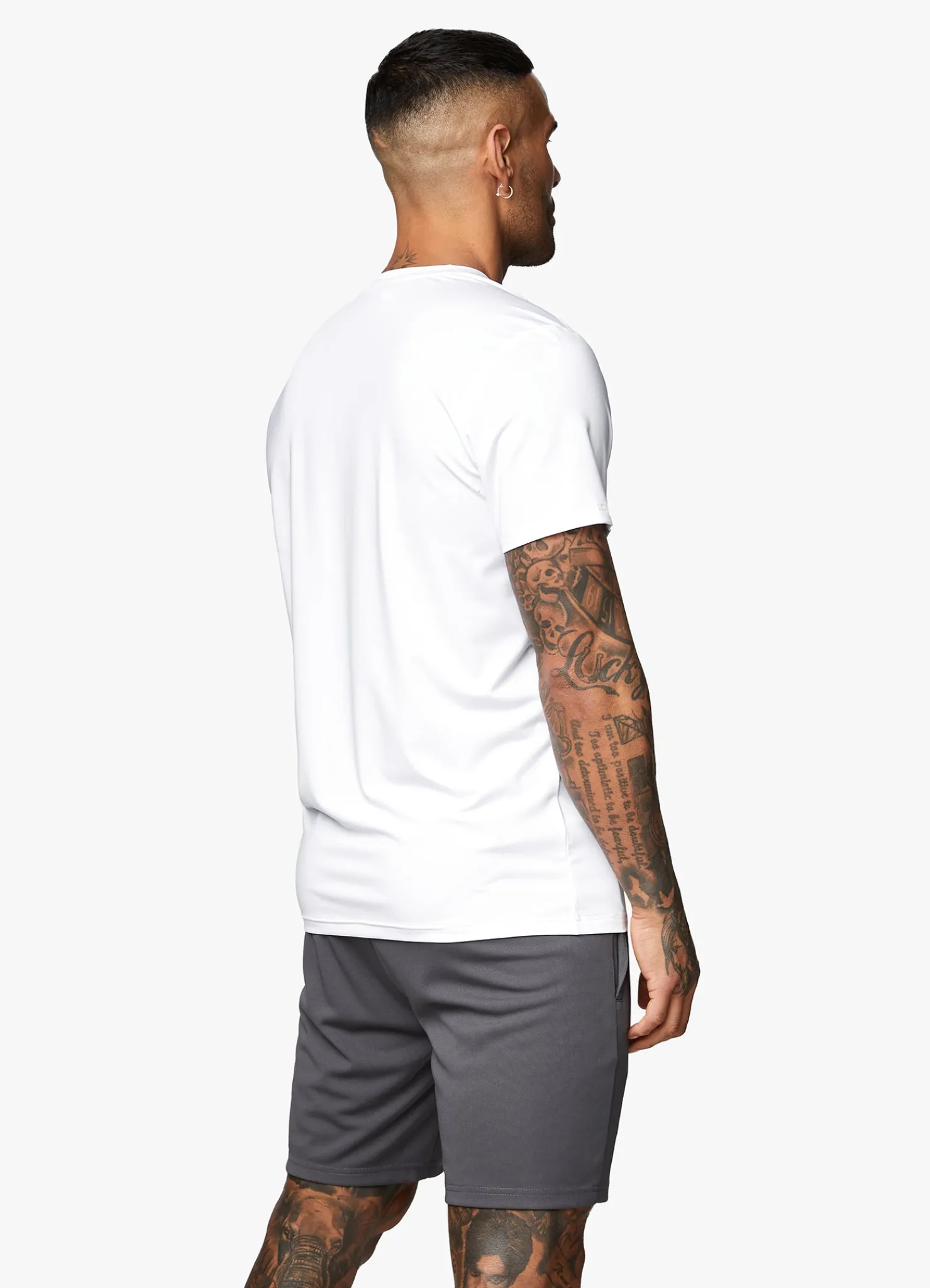 Gymwear<Gym King 365 Poly Tee White