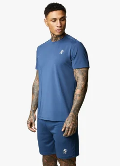 T-Shirts<Gym King 365 Poly Tee Moonlight Blue