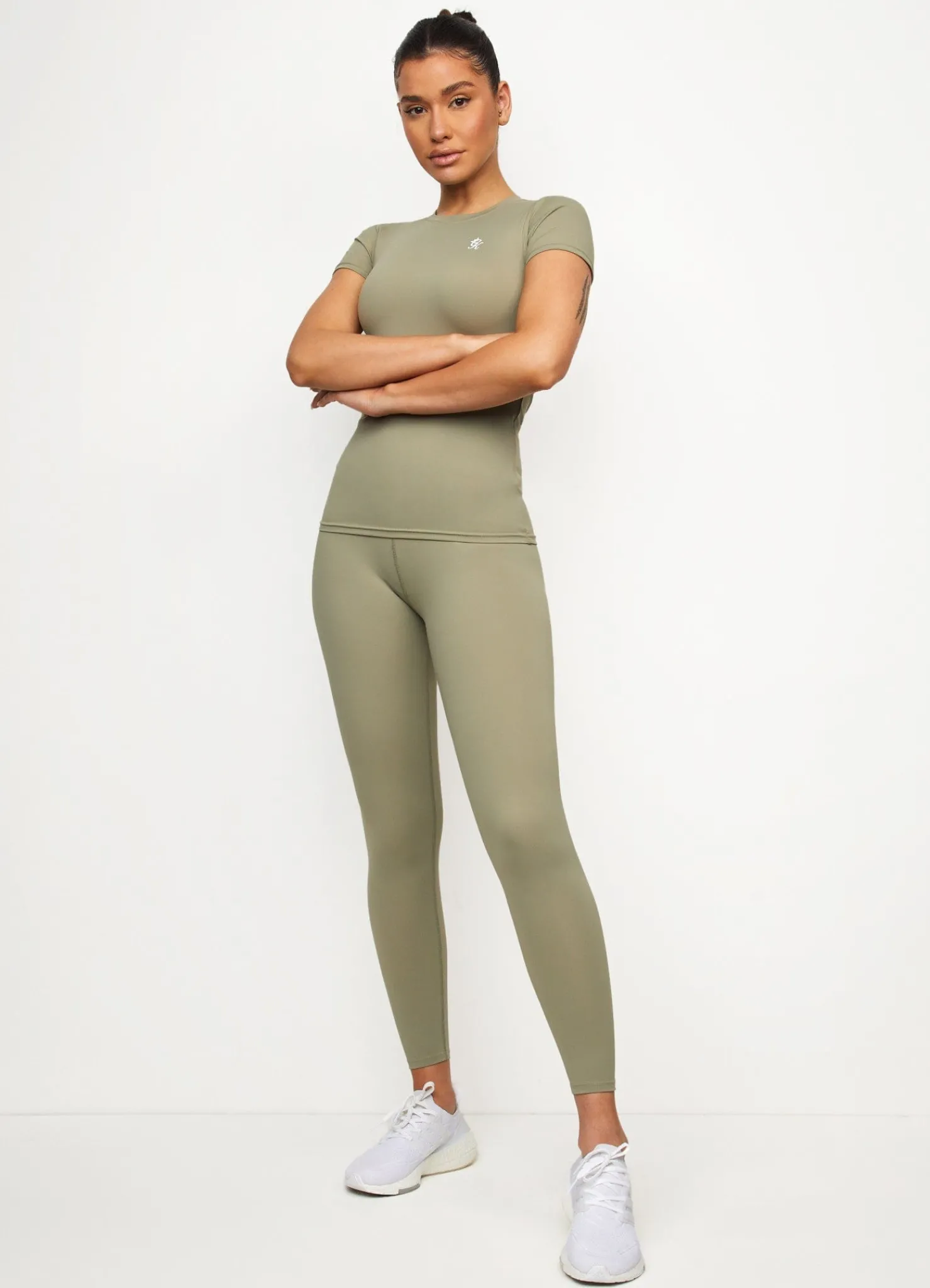 Tops & T-Shirts<Gym King 365 Tee Pale Olive