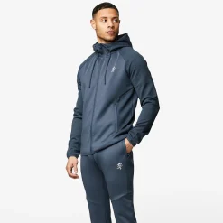 Tracksuit Tops<Gym King Ascent Panel Hood Deep Blue