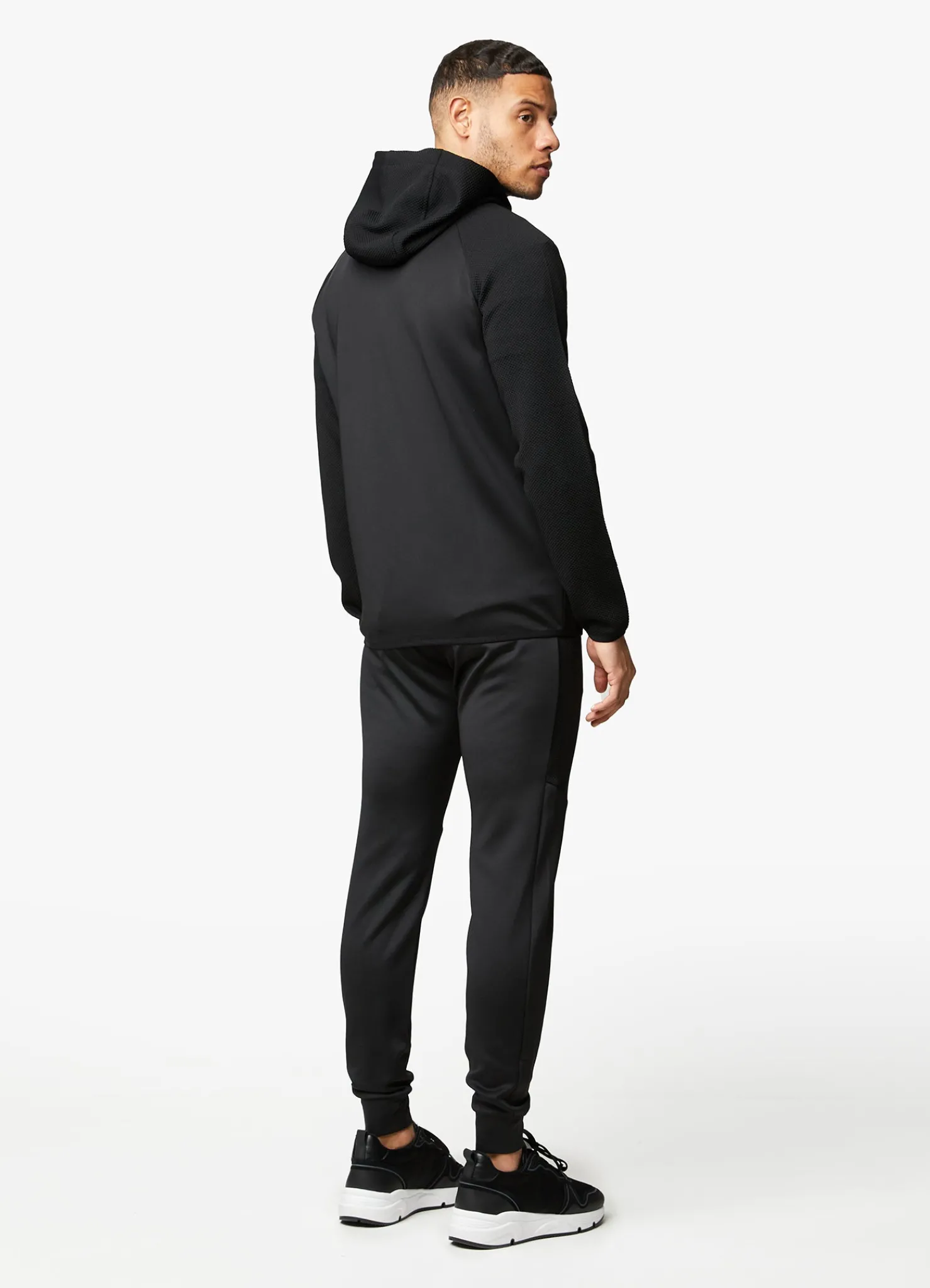 Tracksuit Tops<Gym King Ascent Panel Hood Black