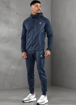 Tracksuit Tops<Gym King Ascent Panel Hood Deep Blue