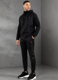 Tracksuit Tops<Gym King Ascent Panel Hood Black