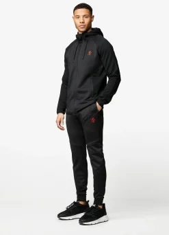 Tracksuit Tops<Gym King Ascent Panel Hood Black