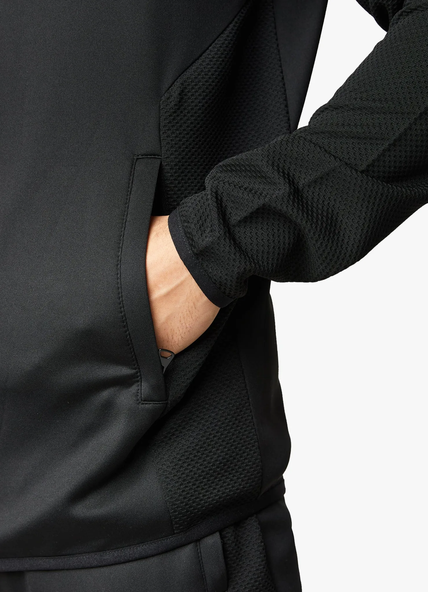 Tracksuit Tops<Gym King Ascent Panel Hood Black