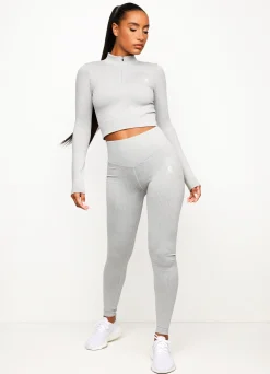 Gymwear<Gym King Balance 1/4 Zip Mid Grey Marl