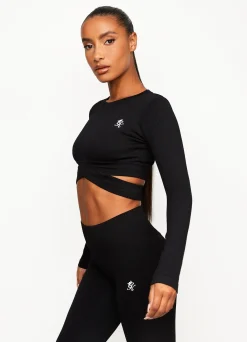 Gymwear<Gym King Balance Long Sleeve Top Black