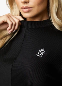 Sweatshirts<Gym King Bias Rib Crew Black