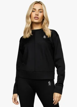 Sweatshirts<Gym King Bias Rib Crew Black