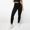 Leggings<Gym King Bias Rib Legging Black