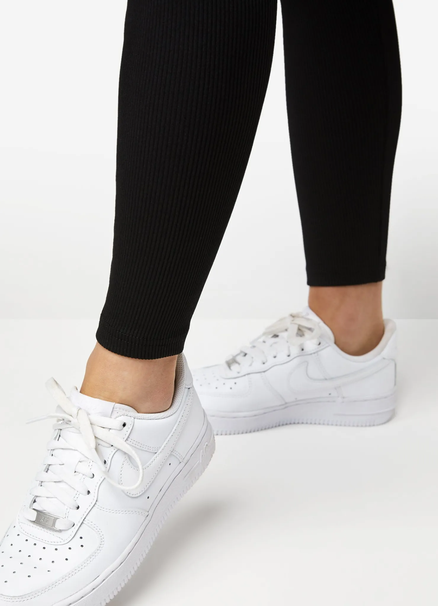 Leggings<Gym King Bias Rib Legging Black