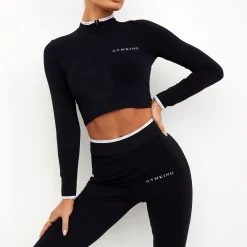 Gymwear<Gym King Bound Script Funnel Black/White