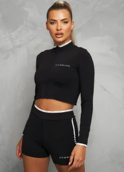 Tops & T-Shirts<Gym King Bound Script Funnel Black/White