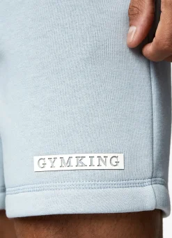 Shorts<Gym King Box Logo Short Ashley Blue