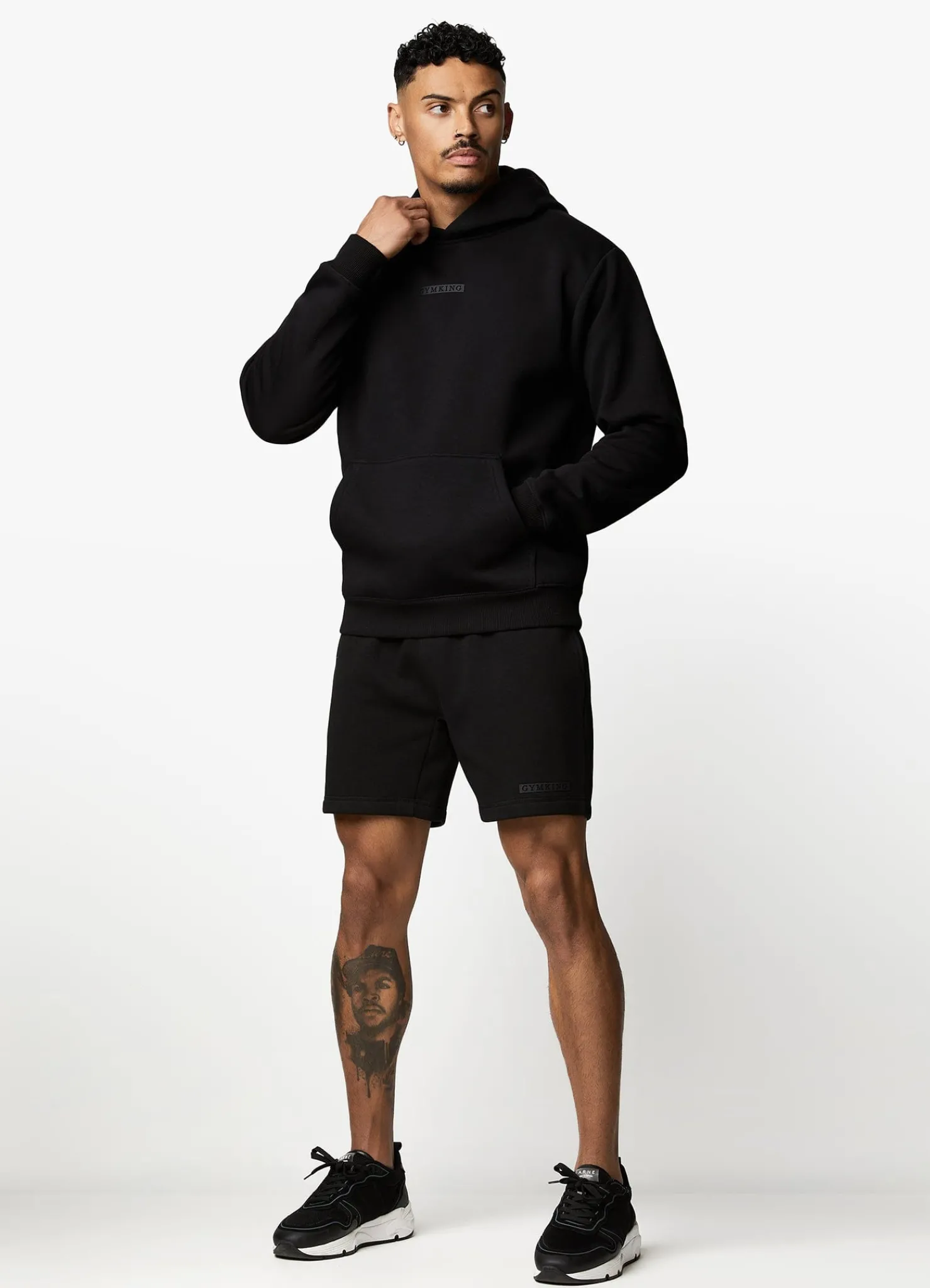 Shorts<Gym King Box Logo Short Black