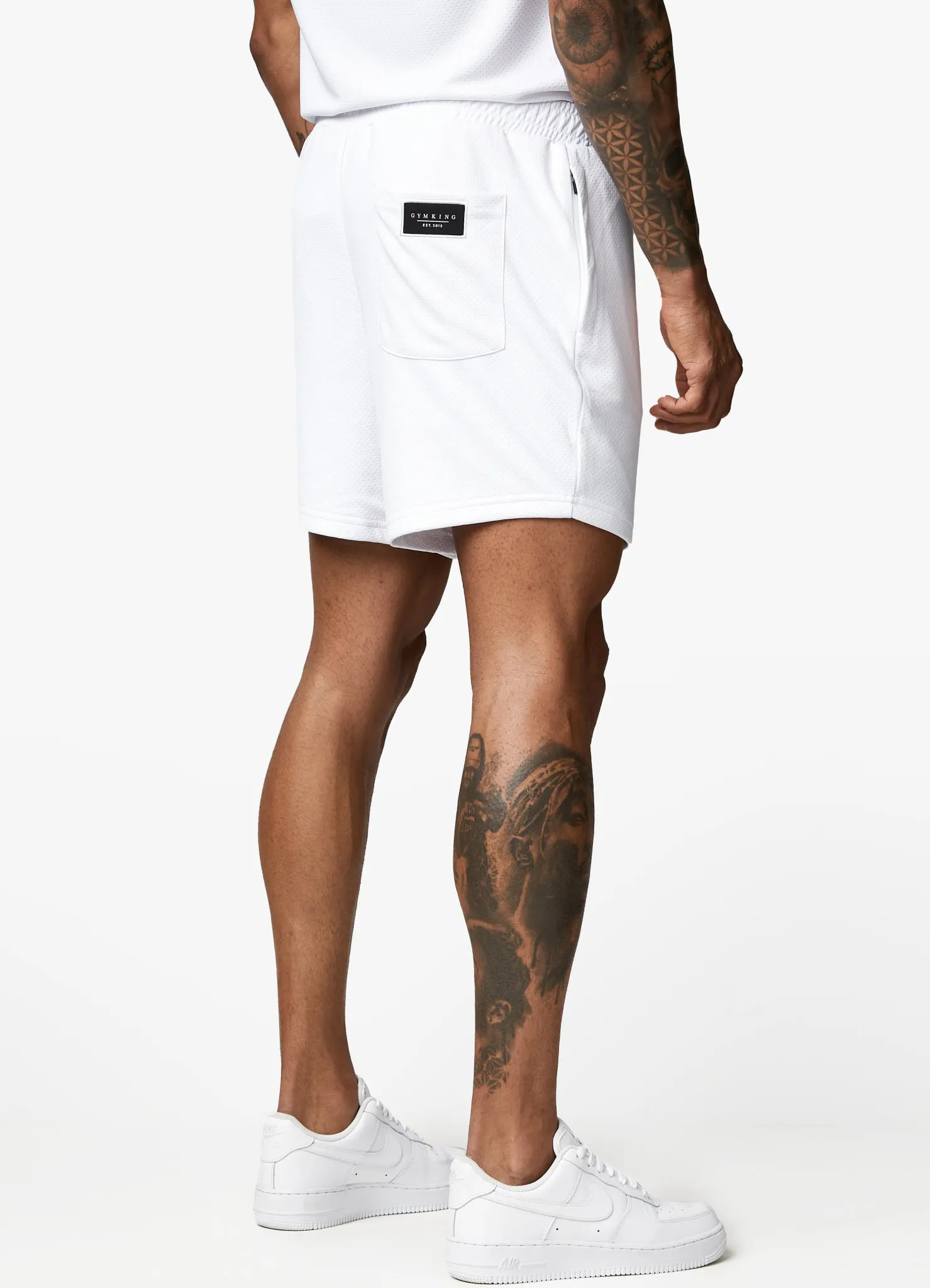 Twin Sets<Gym King Brooklyn Mesh Short White