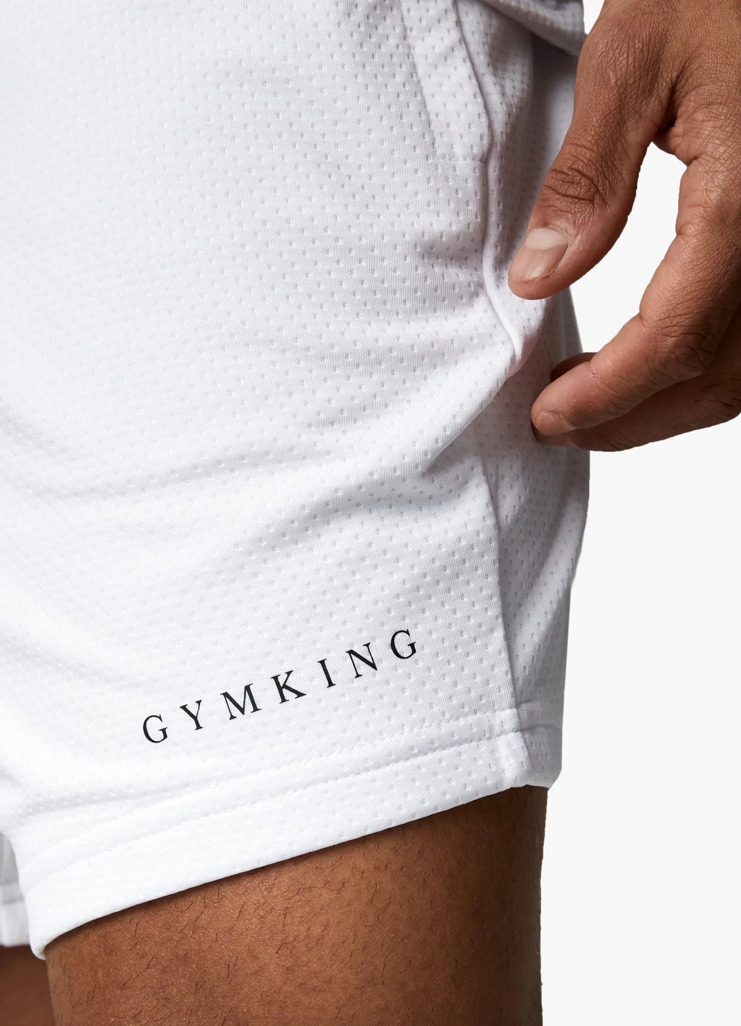 Twin Sets<Gym King Brooklyn Mesh Short White