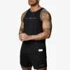 Vests<Gym King Brooklyn Mesh Vest Black