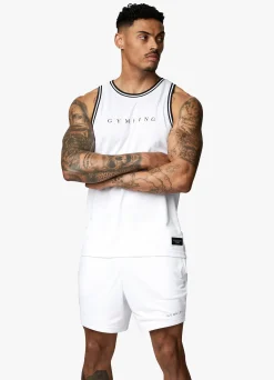 Twin Sets<Gym King Brooklyn Mesh Vest White
