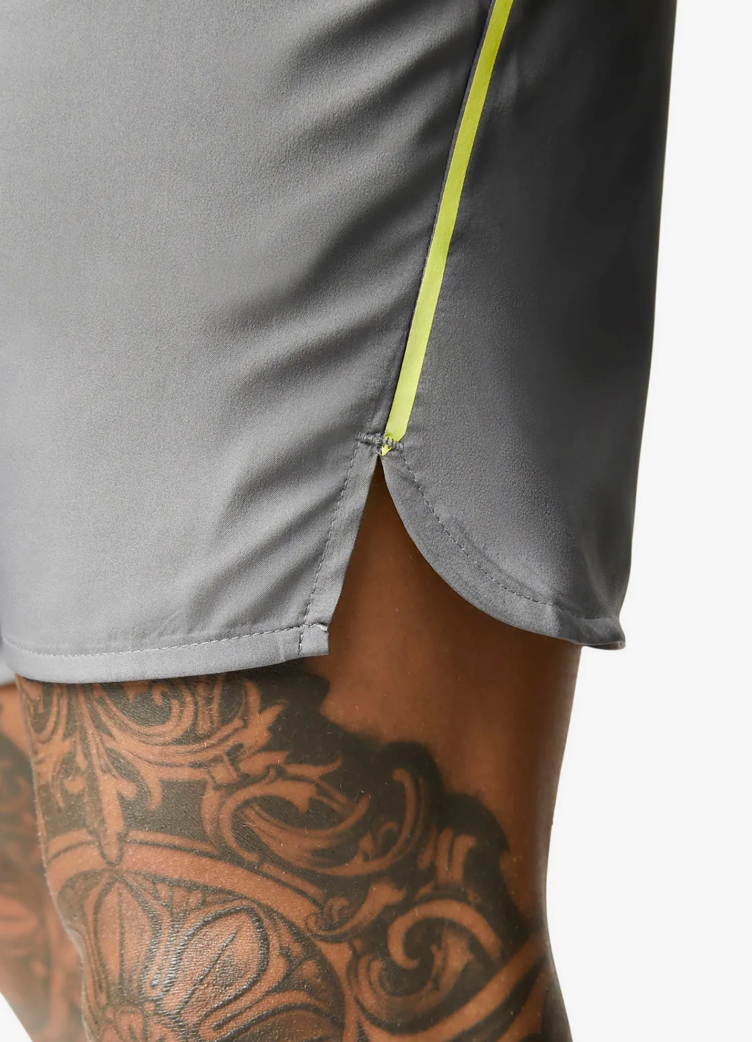 Shorts<Gym King Contrast Flex Short Fossil Grey